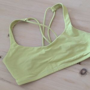 Light green Lululemon sports bra